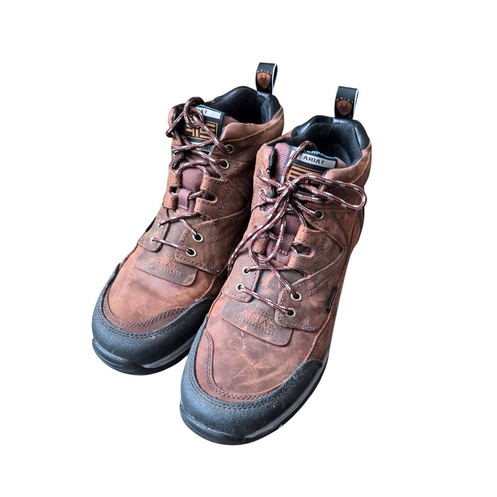 Ariat Boots Mens Size 11 D Brown Terrain H2O Waterproof Hiking 10002183
